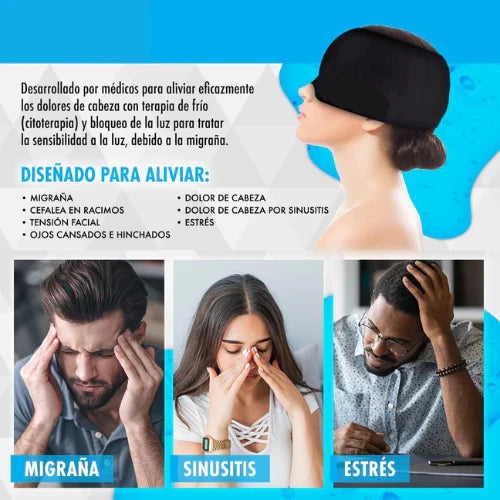 GORRO DE GEL TERAPIA FRIO Y CALIENTE RELAXIGEL ® + ENVÍO GRATIS